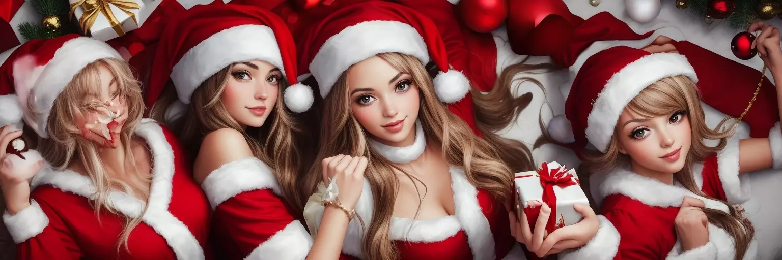 Christmas - Santa Babes